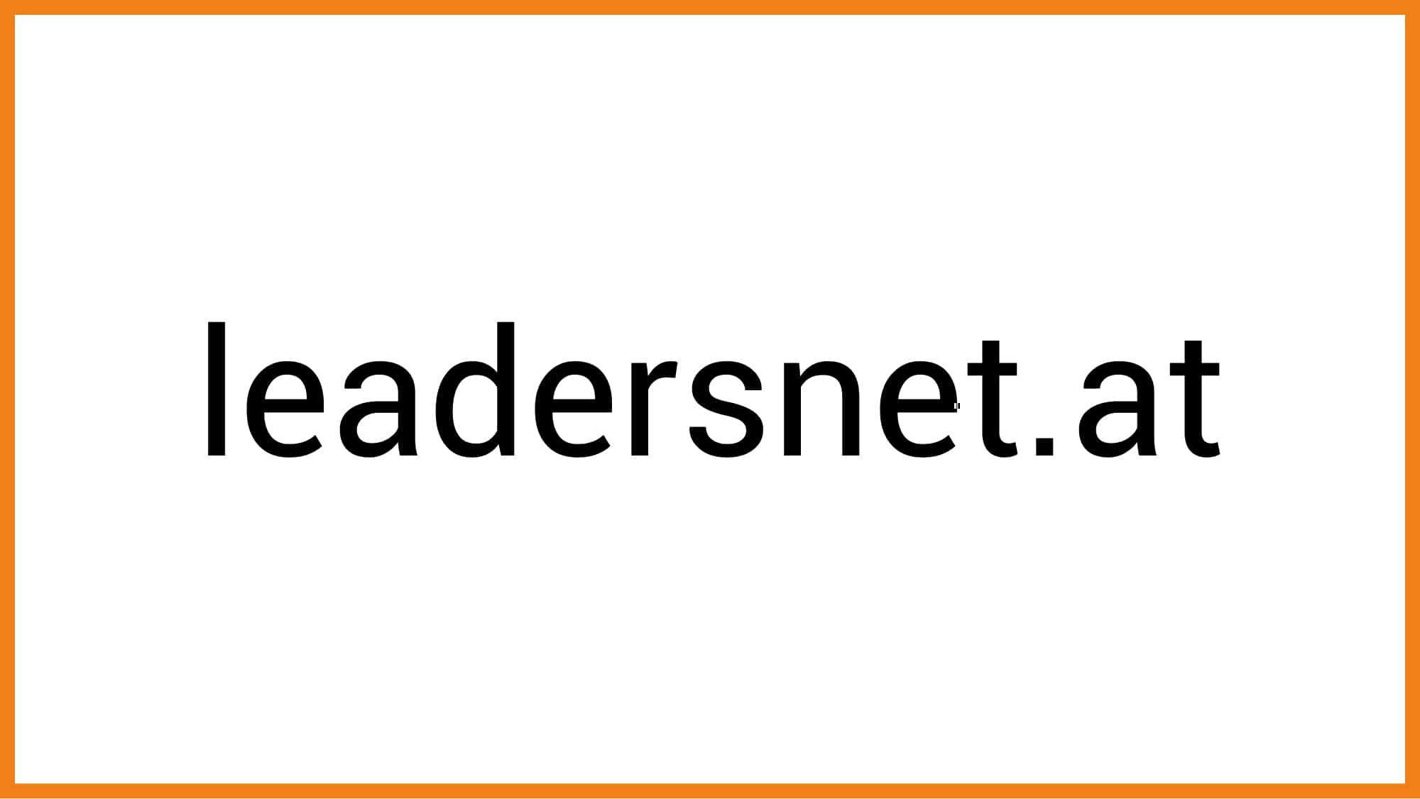 Bild mit Schriftzug leadersnet.at